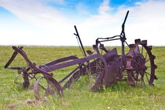 Antique Farming Plough Stock Photo Antique Farming Plough Stock Photo