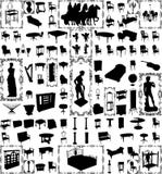 Antique Furniture And Objects Hundred Vector Lar