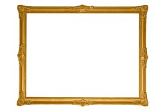 Antique gold frame royalty free stock photo Antique gold frame royalty free stock photo
