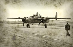 Antique Wartime Airplane Royalty Free Stock Image Antique Wartime Airplane Royalty Free Stock Image