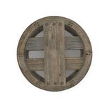 Antique Wooden Wheel On White Background. 3D Illustration, isolated stock illustration Antique Wooden Wheel On White Background. 3D Illustration, isolated stock illustration
