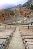 Antyczny theatre Taormina, Sicily, Włochy Obraz Stock Antyczny theatre Taormina, Sicily, Włochy Obraz Stock