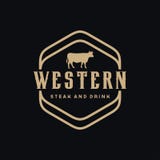 Antyk ramy granicy etykietka graweruje retro kraju emblemata typografię dla westernu Prętowej, Restauracyjnej logo projekta inspi ilustracja wektor Antyk ramy granicy etykietka graweruje retro kraju emblemata typografię dla westernu Prętowej, Restauracyjnej logo projekta inspi ilustracja wektor