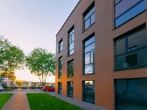 Apartment modern home house residential buildings real estate sunset royalty free stock photo Apartment modern home house residential buildings real estate sunset royalty free stock photo