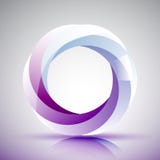 Aperture logo. Abstract logo with eye like shutter diaphragm stock illustration Aperture logo. Abstract logo with eye like shutter diaphragm stock illustration