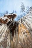 Apostel-Insel-Eis-Höhlen gefrorener Wasserfall, Winter stockfoto Apostel-Insel-Eis-Höhlen gefrorener Wasserfall, Winter stockfoto