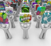 App Developers Present Apps Sale Software Store. Many application developers present their apps for sale in a marketplace built for mobile phones, tablet App Developers Present Apps Sale Software Store. Many application developers present their apps for sale in a marketplace built for mobile phones, tablet