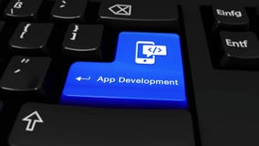 445 App ανάπτυξη γύρω από την κίνηση στο κουμπί πληκτρολογίων υπολογιστών απόθεμα βίντεο 445 App ανάπτυξη γύρω από την κίνηση στο κουμπί πληκτρολογίων υπολογιστών απόθεμα βίντεο