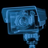 Appareil-photo de caméra de sécurité ou de télévision en circuit fermé du rayon X images stock Appareil-photo de caméra de sécurité ou de télévision en circuit fermé du rayon X images stock