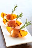 Appetizer with grilled peach