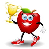 Apple Annie gagne le chemin illustration stock Apple Annie gagne le chemin illustration stock