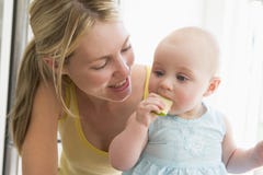 apple baby eating mother apple baby eating mother