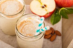 Apple Banana Cinnamon Smoothie Royalty Free Stock Image Apple Banana Cinnamon Smoothie Royalty Free Stock Image