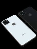 Apple-de opvolger van iPhonexs, 2019, gekletste ontwerpsimulatie royalty-vrije stock afbeelding Apple-de opvolger van iPhonexs, 2019, gekletste ontwerpsimulatie royalty-vrije stock afbeelding