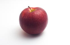 Apple ha isolato su fondo bianco fotografie stock Apple ha isolato su fondo bianco fotografie stock