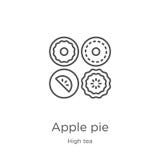 apple pie icon vector from high tea collection. Thin line apple pie outline icon vector illustration. Outline, thin line apple pie stock illustration apple pie icon vector from high tea collection. Thin line apple pie outline icon vector illustration. Outline, thin line apple pie stock illustration