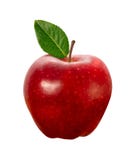 Apple rouge d'isolement avec le chemin de découpage Apple rouge d'isolement avec le chemin de découpage