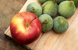 Apples And Figs Royalty Free Stock Image Apples And Figs Royalty Free Stock Image