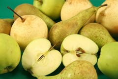 Apples And Pears Stock Images