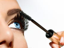 Application de mascara image libre de droits Application de mascara image libre de droits