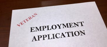 Veteran Employment Application Royalty Free Stock Image Veteran Employment Application Royalty Free Stock Image