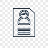Application Form concept vector linear icon isolated on transparent background, Application Form concept transparency logo in out royalty free illustration Application Form concept vector linear icon isolated on transparent background, Application Form concept transparency logo in out royalty free illustration
