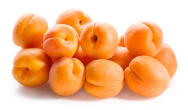 Apricots isolated on white background Stock Image Apricots isolated on white background Stock Image