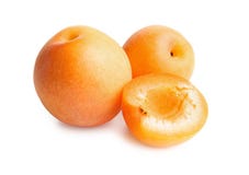 Apricots isolated on white background stock images Apricots isolated on white background stock images