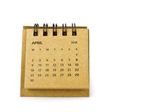 April. Calendar sheet on white. stock photo April. Calendar sheet on white. stock photo
