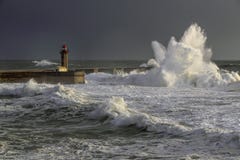 April in Portugal, the waves