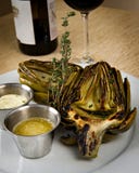 Apéritif grillé d'artichaut Image libre de droits Apéritif grillé d'artichaut Image libre de droits