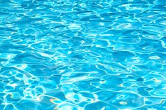 Aqua blue water surface