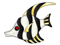 Aquarium Angel Fish de bande dessinée Illustration de Vecteur Aquarium Angel Fish de bande dessinée Illustration de Vecteur