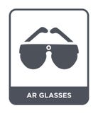 ar-exponeringsglassymbol i moderiktig designstil ar-exponeringsglassymbol som isoleras på vit bakgrund modern symbol för ar-expon stock illustrationer ar-exponeringsglassymbol i moderiktig designstil ar-exponeringsglassymbol som isoleras på vit bakgrund modern symbol för ar-expon stock illustrationer