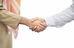 Arabian man handshake stock image. Image of arabian, middle - 31003673