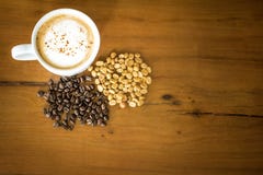 Arabica кофе тайского кофе дерьма слона органический стоковое изображение rf Arabica кофе тайского кофе дерьма слона органический стоковое изображение rf