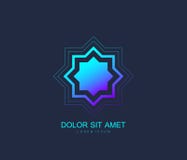 Arabische vector het malplaatjestijl van het embleemontwerp Abstract Islamitisch symbool Embleem voor luxeproducten, boutiques, j vector illustratie Arabische vector het malplaatjestijl van het embleemontwerp Abstract Islamitisch symbool Embleem voor luxeproducten, boutiques, j vector illustratie