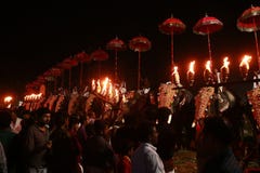 Arattupuzha Pooram 2018 images libres de droits Arattupuzha Pooram 2018 images libres de droits