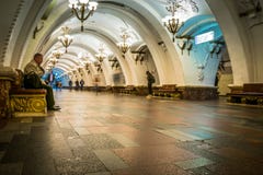 Arbatskaya subway station in Moscow, Russia. stock photo Arbatskaya subway station in Moscow, Russia. stock photo
