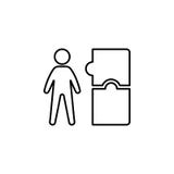 Arbeitskraft, Puzzlespielikone auf weißem Hintergrund Kann für Netz, Logo, mobiler App, UI, UX verwendet werden vektor abbildung Arbeitskraft, Puzzlespielikone auf weißem Hintergrund Kann für Netz, Logo, mobiler App, UI, UX verwendet werden vektor abbildung