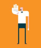 Arbitre Counting trois de boxe Folâtre l'arbitre juge en anneau illustration libre de droits Arbitre Counting trois de boxe Folâtre l'arbitre juge en anneau illustration libre de droits
