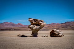 Arbol de piedra Altiplano Боливия стоковые изображения Arbol de piedra Altiplano Боливия стоковые изображения