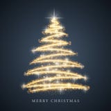 Arbre de Noël de fond clair illustration de vecteur Arbre de Noël de fond clair illustration de vecteur