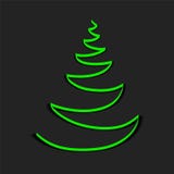 arbre vert de Noël signe, symbole, emblème Illustration de vecteur illustration libre de droits arbre vert de Noël signe, symbole, emblème Illustration de vecteur illustration libre de droits