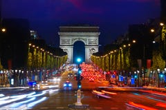 Arc de Triomphe in Paris Arch of Triumph Royalty Free Stock Photography Arc de Triomphe in Paris Arch of Triumph Royalty Free Stock Photography