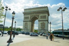 Arc de Triomphe, Παρίσι στοκ φωτογραφία Arc de Triomphe, Παρίσι στοκ φωτογραφία