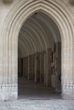 Arch colonnade of stone at the church in the city royalty free stock photos Arch colonnade of stone at the church in the city royalty free stock photos