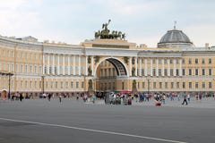 Arch of the General Staff. St. Petersburg. stock images Arch of the General Staff. St. Petersburg. stock images
