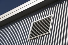 Architectural Detail Of A Metal Clad Building Royalty Free Stock Images Architectural Detail Of A Metal Clad Building Royalty Free Stock Images