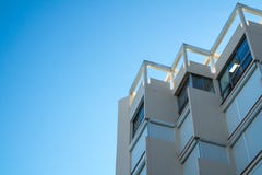 Architectural details of a contemporary minimalist building stock image Architectural details of a contemporary minimalist building stock image